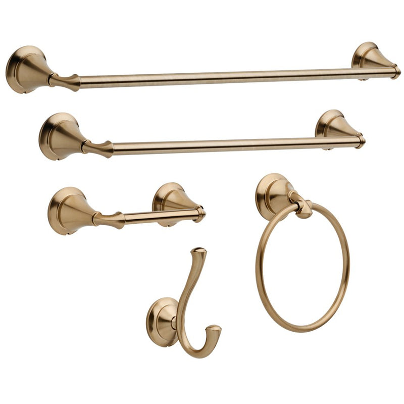 DELTA Linden Towel Ring, Champagne Bronze, Bathroom Accessories, 79446-CZ - NewNest Australia