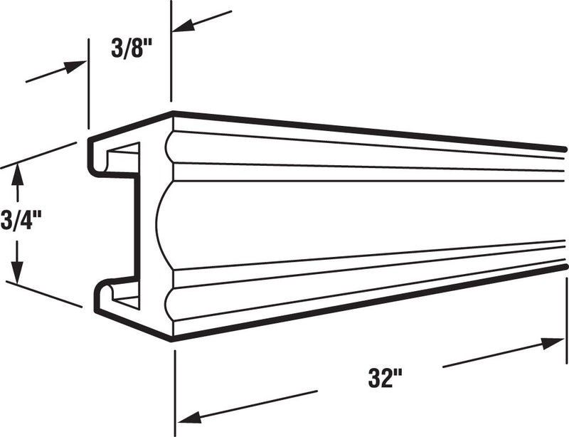 Prime-Line Products M 6073 Towel Bar, 32-Inch Chrome, Polybag - NewNest Australia