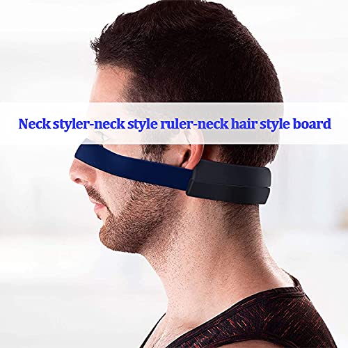 Neck Hairline Template, a premium DIY neckline stencil for shaving and a clean hairline, black. - NewNest Australia