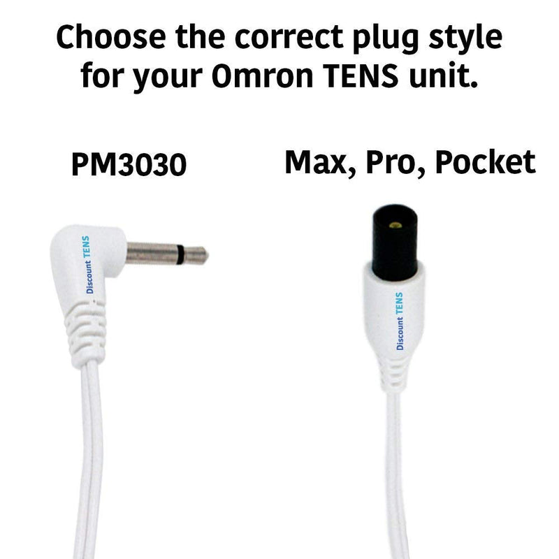 Discount TENS, Omron Compatible Lead Wires. Replacement Lead Wires for Omron Electrotherapy Devices. (PM3030, 2 Pin) PM3030 - NewNest Australia