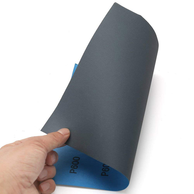 600 Grit Dry Wet Sandpaper Sheets by LotFancy - 9 x 11" Silicon Carbide Sandpaper for Metal Sanding, Automotive Polishing, Wood Furniture Finishing, Wood Turing Finishing, Pack of 30 600 Grit - NewNest Australia