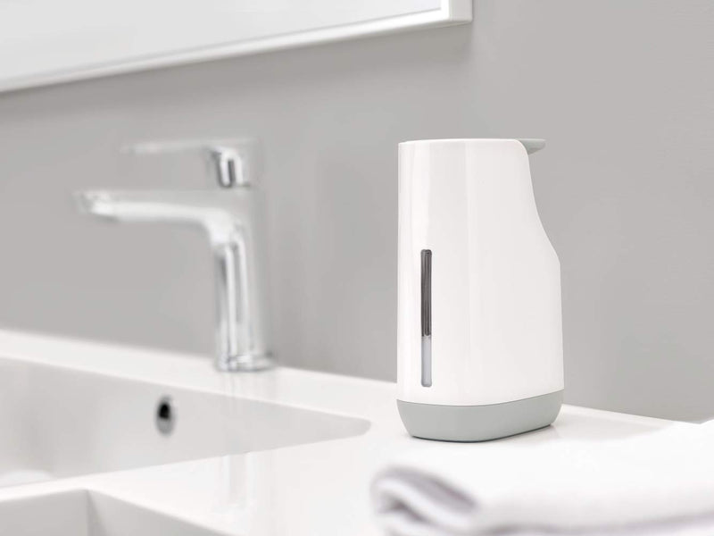 NewNest Australia - Joseph Joseph 70512 Slim Compact Soap Dispenser with Non-Drip Nozzle, Gray 