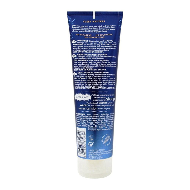 Feather & Down Sweet Dream Melting Shower Cream (250ml) - Clear your skin and mind, wash the daytime stress away and leave your skin feeling beautifully soft and nourished, Cruelty Free - NewNest Australia