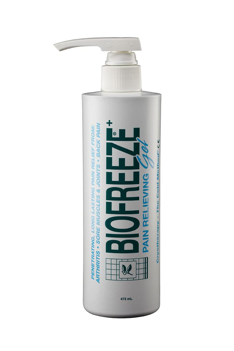 Biofreeze Pain Reliever Gel, Cooling Topical Analgesic for Muscle, Joint, Arthritis, Back Pain, NSAID Free Relief for Sore Muscles, 16 oz. (473 ml) Pump, Cryotherapy, Clinic & Home - NewNest Australia