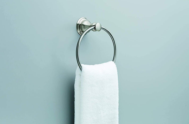 Delta Faucet AUB46-SN Aubrey Towel Ring, Satin Nickel - NewNest Australia