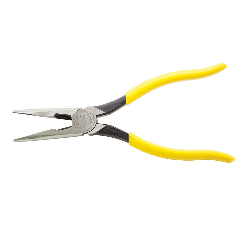 Klein Tools D203-8 Linemans Pliers, Needle Nose Side Cutters, 8-Inch Alligator Pliers with Extended Handle Side Cutting - NewNest Australia