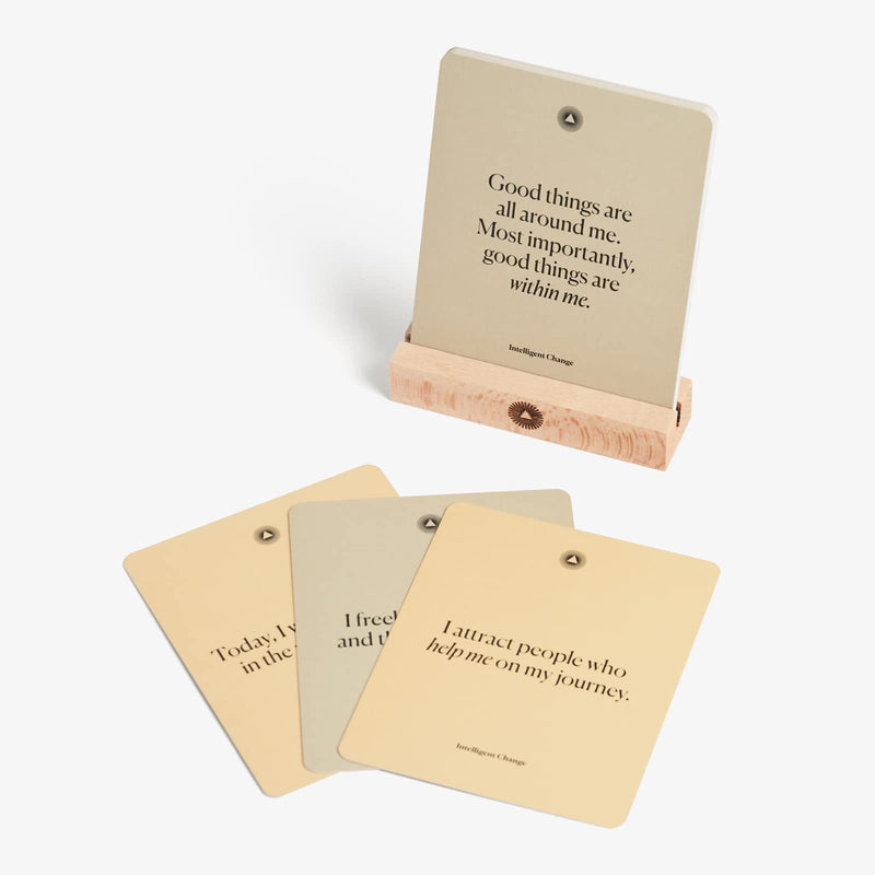 Intelligent Change Mindful Affirmation Cards (Deck of 52) - Weekly Positive Affirmations for Self-Esteem and Stress Relief - Mantras and Meditation Tools - Self-Care Gift for Gratitude Productivity - NewNest Australia