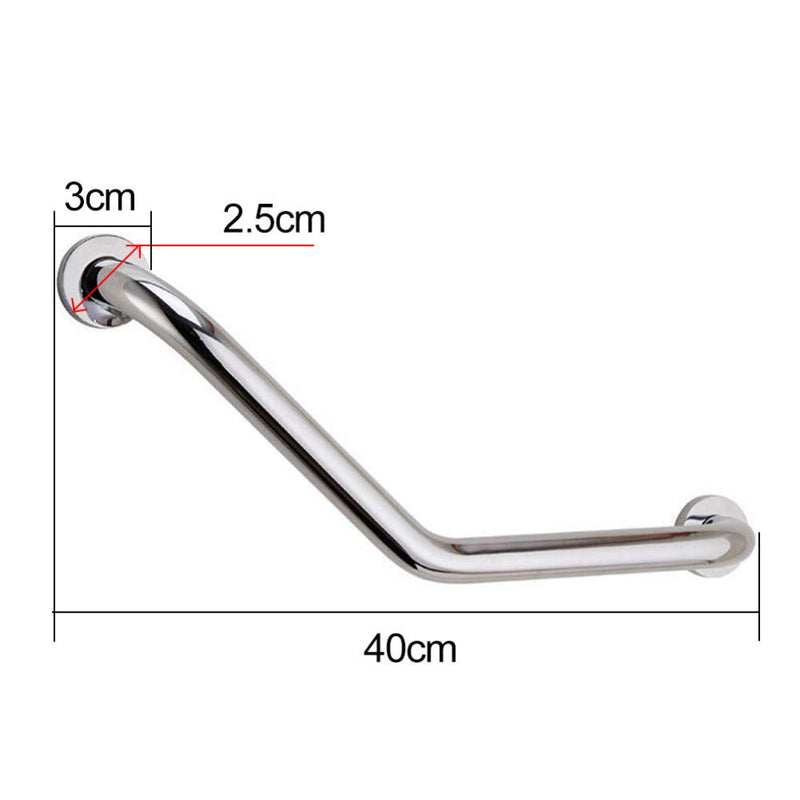 PHOEWON® Stainless Steel Grab Bar Anti-Slip Grab Rail Handle Wall Mounting Towel Rail Bar Handrail Chrome Bathroom Rail for Shower Bath Toilet - NewNest Australia