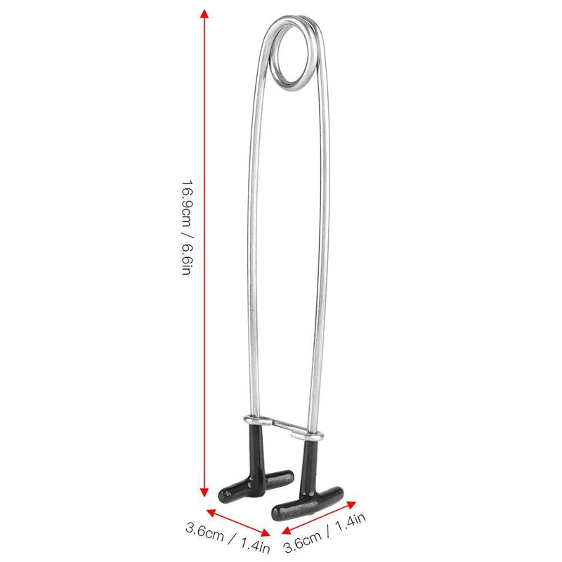 Zerone Fishing Mouth Spreader, Stainless Steel Fish Jaw Spreader, Water Bottle Hanger,Jaw Spreader Saltwater Fishing Accessory - NewNest Australia