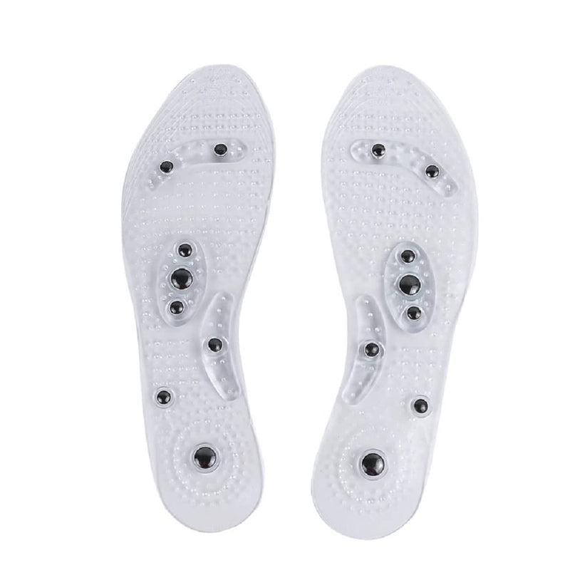 Magnetic Insoles Magnetic Massage Inserts Magnetic Pads Relieve Foot Fatigue Relax Sole Muscles Improve Blood Circulation Against Plantar Fasciitis Foot Pain 2 Pairs 42-45 Transparent - NewNest Australia