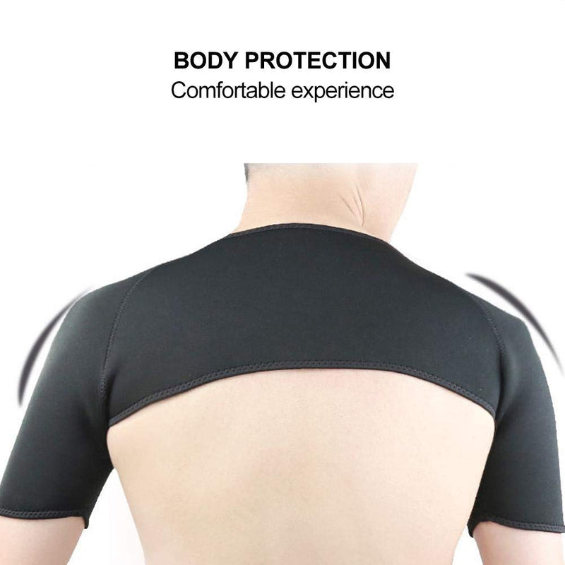 Shoulder Warmer, Elastic Shoulder Protection Shoulder Support Sports Weightlifting Shoulder Brace Breathable Shoulder Posture Correction Belt Shoulder Warmer Shoulder Joint Support (M) - NewNest Australia