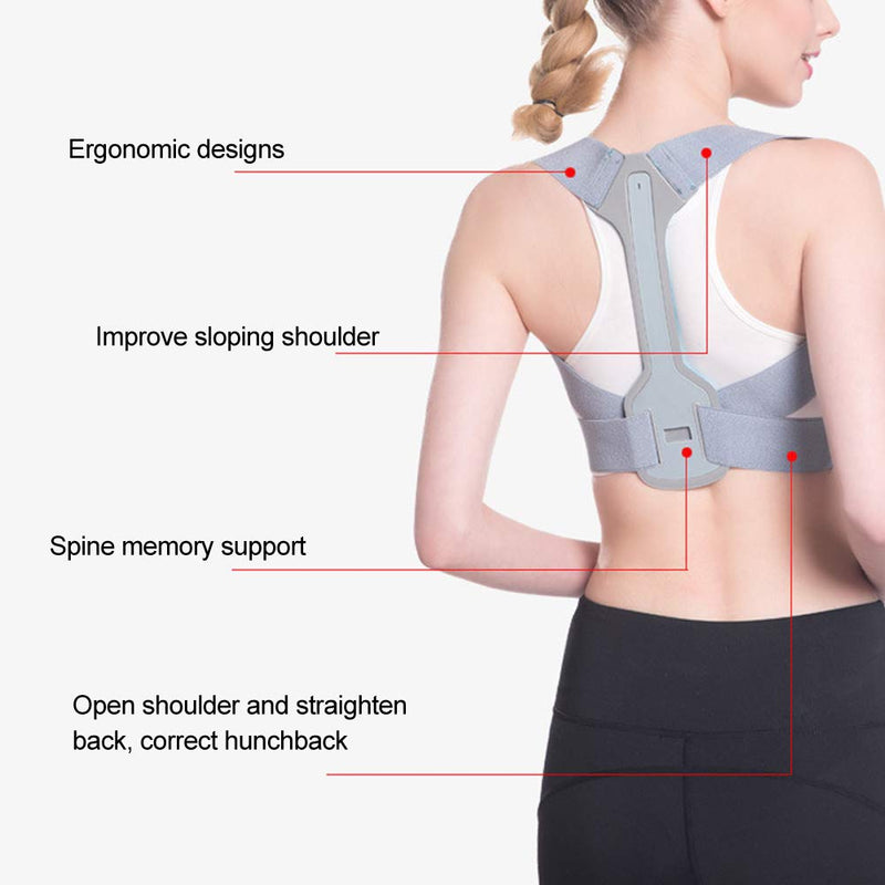 Shoulder Posture Corrector, Back Bodyguard, Posture Corrector, Innovative Back Straightener For Upright Posture, Adjustable Breathable Back Band, Adjustable (M) - NewNest Australia