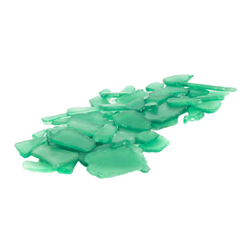 NewNest Australia - Nautical Crush Trading Sea Glass | Green Sea Glass Mix | 11 Ounces of Sea Glass for Art Crafts and Decor | Sea Glass Bulk 