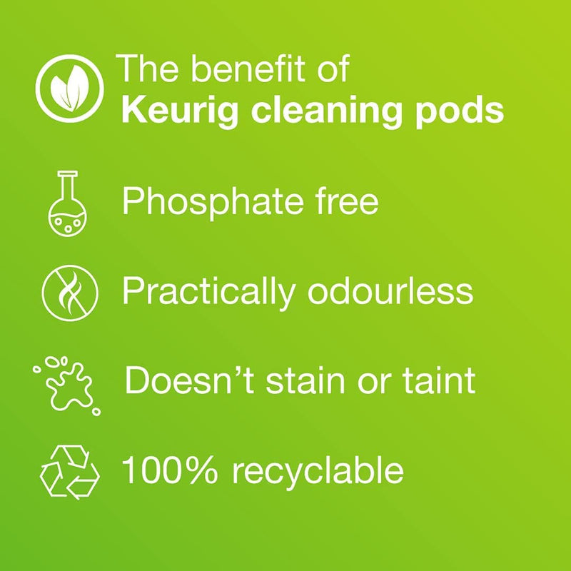 Descaling Solution and Cleaning Kit for Keurig 1.0 & 2.0 K Cup Coffee Machines. 3 Month Supply. 2 uses per Bottle & 4 Cleaner Pods. Removes Limescale & Cleans Pod Area. Eco Friendly - NewNest Australia