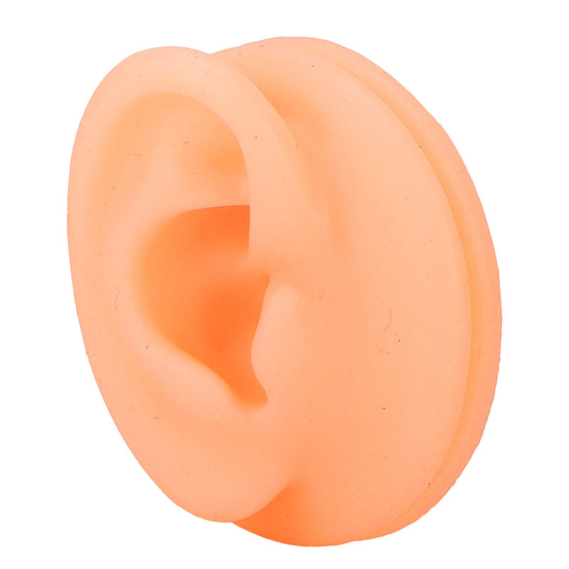 Silicone Ear Model, Acupuncture Exercise Model, Reusable Simulation Ear Display Model, False Ear Model For Piercing And Acupuncture Study Practice (Right Ear) - NewNest Australia