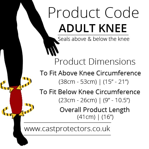 Lifeswonderful® - protective cover for casts and bandages - suitable for showering - adult size - knee - NewNest Australia