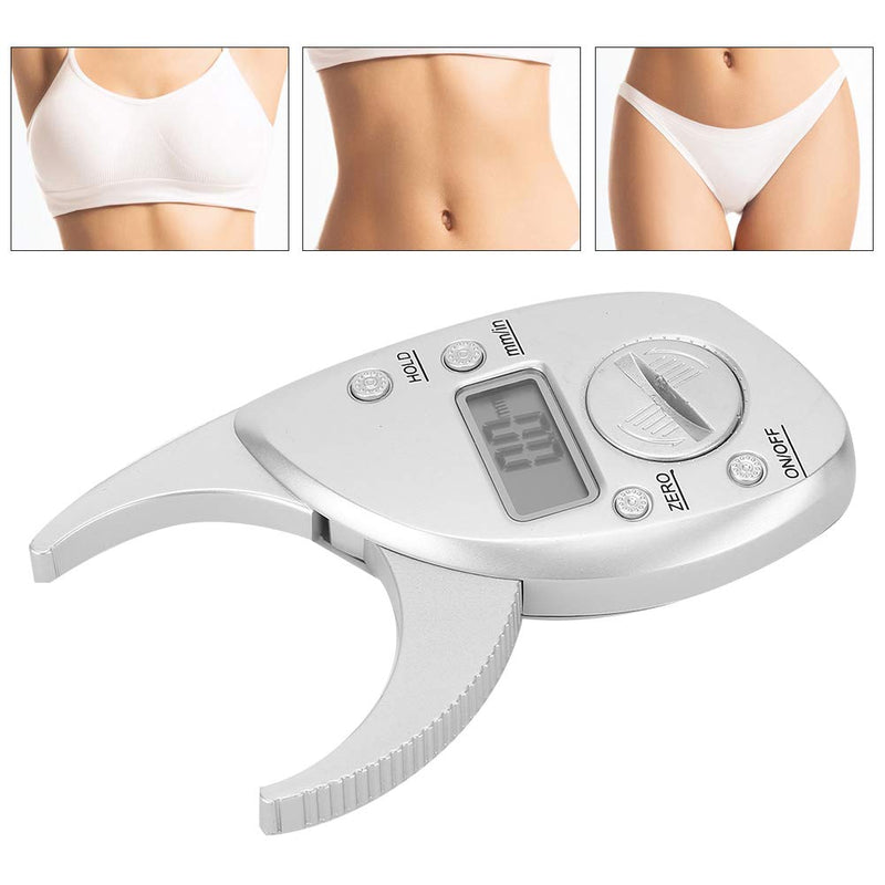 Body Fat Caliper, Portable Measuring Tape Skinfold Measure Scale Personal Fitness Tester Electronic Calipers Digital BMI Calculator with LCD Screen Health Analyzer for Accurately Weight Loss Tool - NewNest Australia