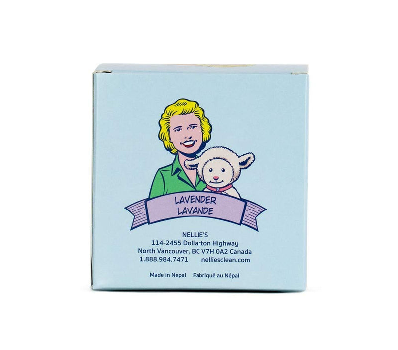 Nellie's Scented Wool Dryerball - Lavender Scented - Made with 100% Pure New Zealand Wool and Lasts Approximately 50 Drying Loads - Silent in Your Dryer! - NewNest Australia