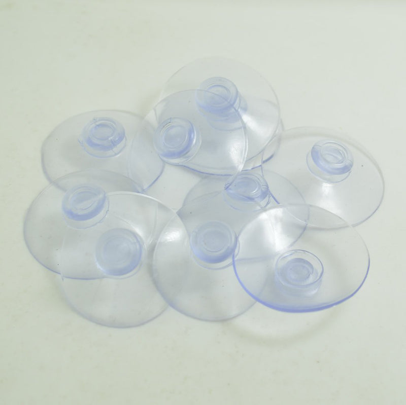 NewNest Australia - BronaGrand 30 Pack Clear Plastic Suction Cup Sucker Pads Without Hooks 3 Size, 40 mm, 30 mm, 20 mm 