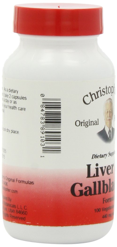 Dr. Christopher's Original Formulas Liver and Gall Bladder Formula Capsules, 100 Count - NewNest Australia