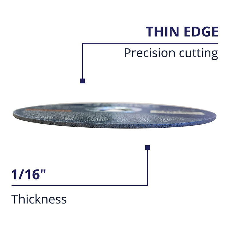 50 Pack 4-1/2" Cut-Off Wheels Lincoln Abrasives 1/16" Metal & Stainless Steel - NewNest Australia