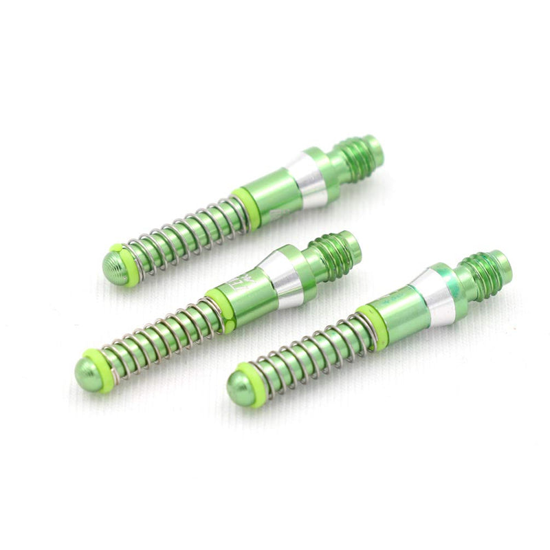 CUESOUL TERO AK7 Aluminum Dart Shafts 25.2mm Built-in Spring Telescopic for Steel Tip Darts and Soft Tip Darts Green - NewNest Australia