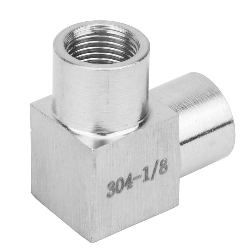 90 Degree Elbow Fitting, Elbow Connector Pipe Fitting Right Angle Pipe Elbow Adapter for Air Oil Pipeline(1/8") 1/8" - NewNest Australia