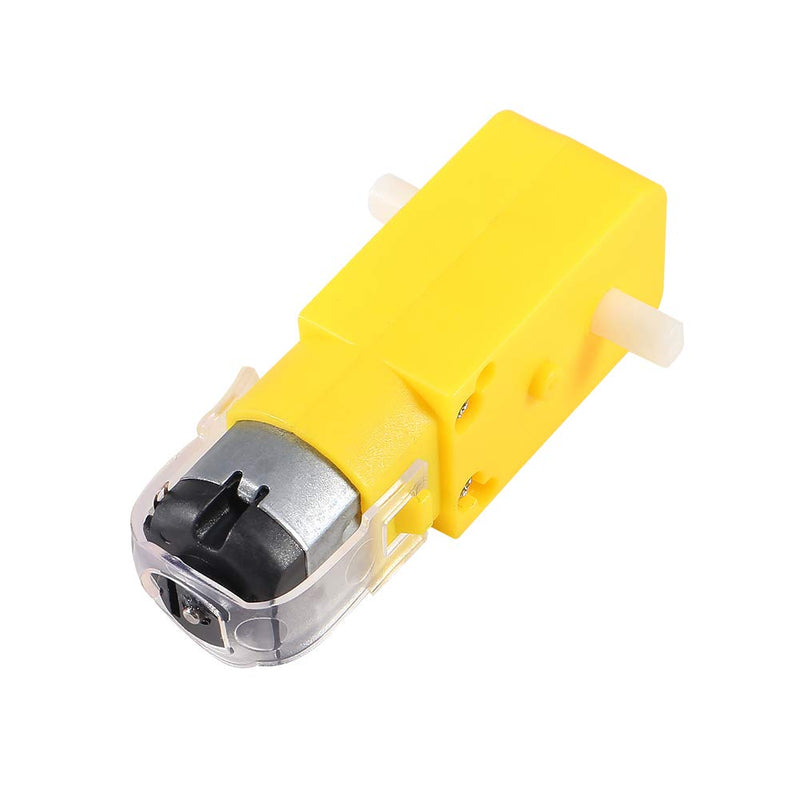 Aoicrie 6 PCS DC Electric Motor 3V-6V Dual Shaft Geared TT Magnetic Gearbox Engine，DIY for Arduino Smart Car Robot Toys Cars Chassis Models Vibration Products (I Shape 1:48 Reduction Ratio) - NewNest Australia