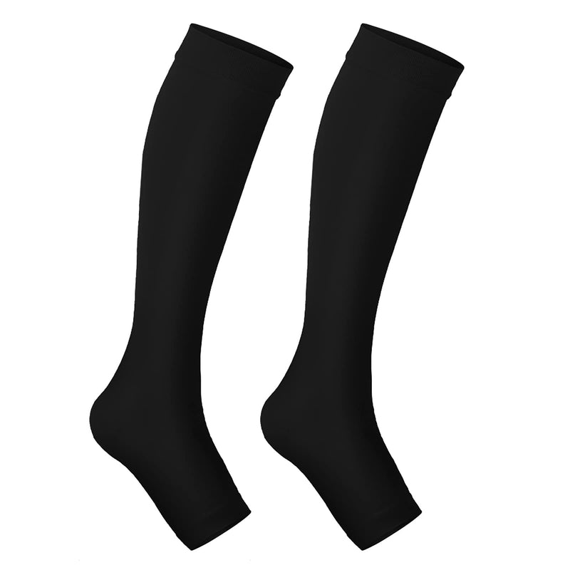 Women'S Compression Stockings, 20-30 Mmhg, Class 2 Calf Support Stockings, Medical Compression Socks, Thrombosis Stockings, Open Toe, For Varicose Veins, Calf Edema, Pain Relief - NewNest Australia