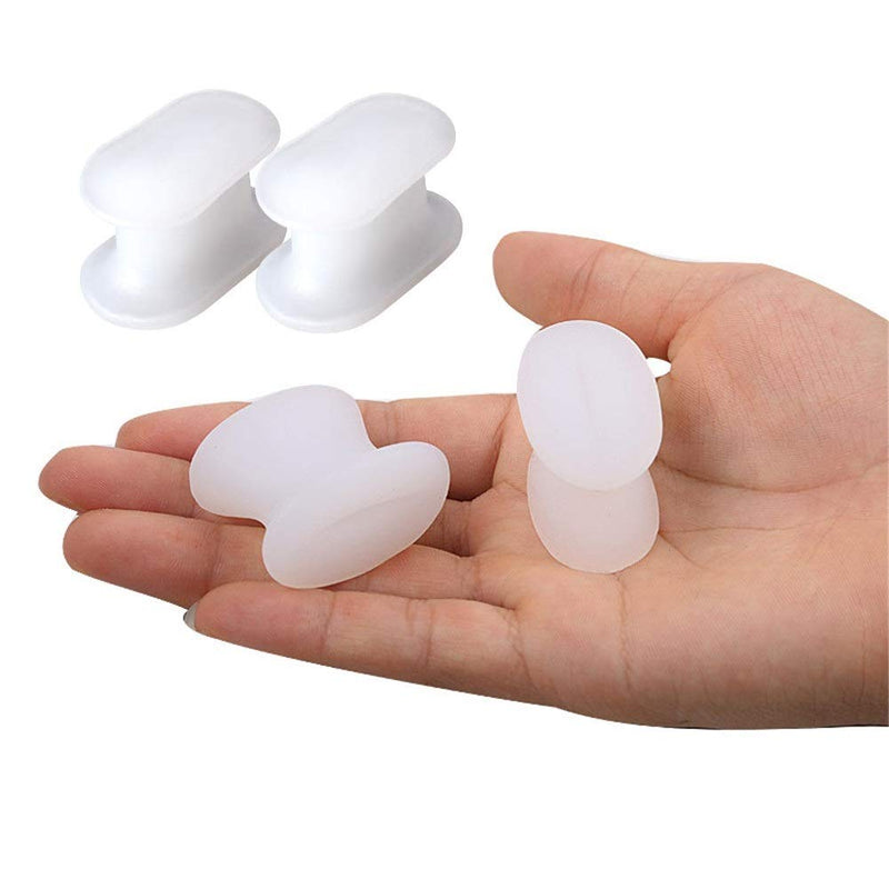Gel Toe Caps, Hallux Valgus Toe Separator, Silicone Toe Protection, Toe Separator, Toe Corrector Spacers For Overlapping Toes, Soft And Comfortable, Pack Of 4 - NewNest Australia