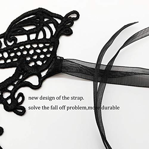 Women's Black Lace Mask Party Ball Masquerade Fancy Dress Masks Pack of 6 - NewNest Australia