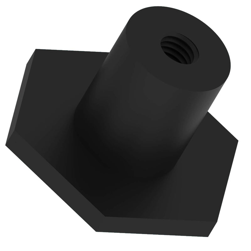 trust4care 4-Pack Flat Black Hexagon Knobs Pull for Bedroom Cabinet, Solid Zinc 1-1/3 Inch Black Hex Dresser Pulls Drawer Knob for Kitchen Furniture Decorative - NewNest Australia