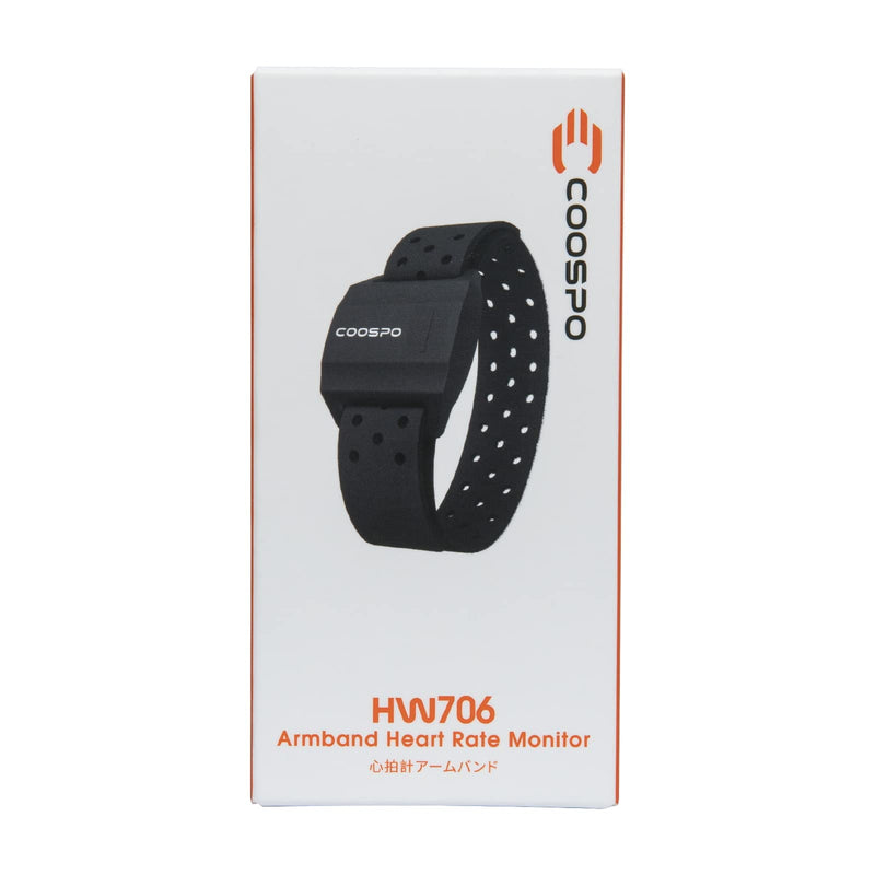 COOSPO Heart Rate Monitors Armband Optical Heart Rate Sensor Bluetooth 4.0 ANT+ Compatible with iFit Polar Strava Wahoo Garmin Peloton 706-UK - NewNest Australia