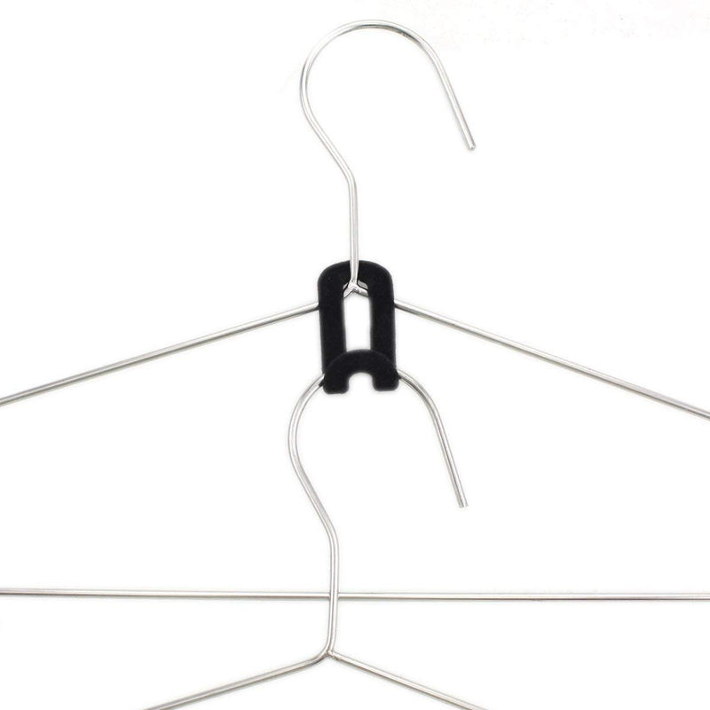 NewNest Australia - WARMBUY Cascading Hanger Connector Hooks for Closet Space Saving, Black, 40 Pieces 