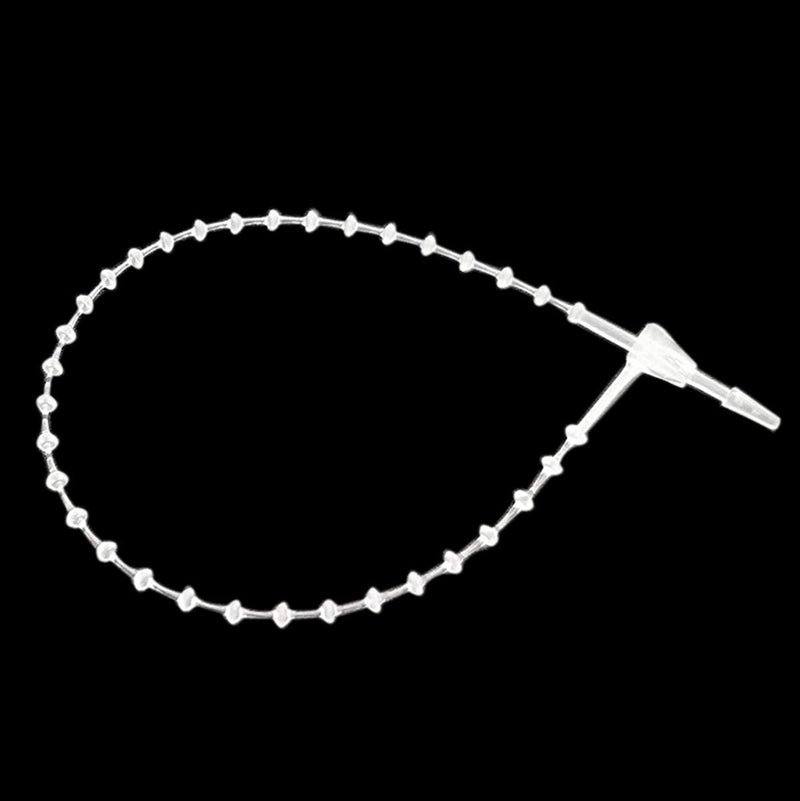 Batino 1000PCS Adjustable Security Beaded Loop Tie Plastic Hand Wear Tag Rope Plastic Paper Prices Tag Fasteners - NewNest Australia