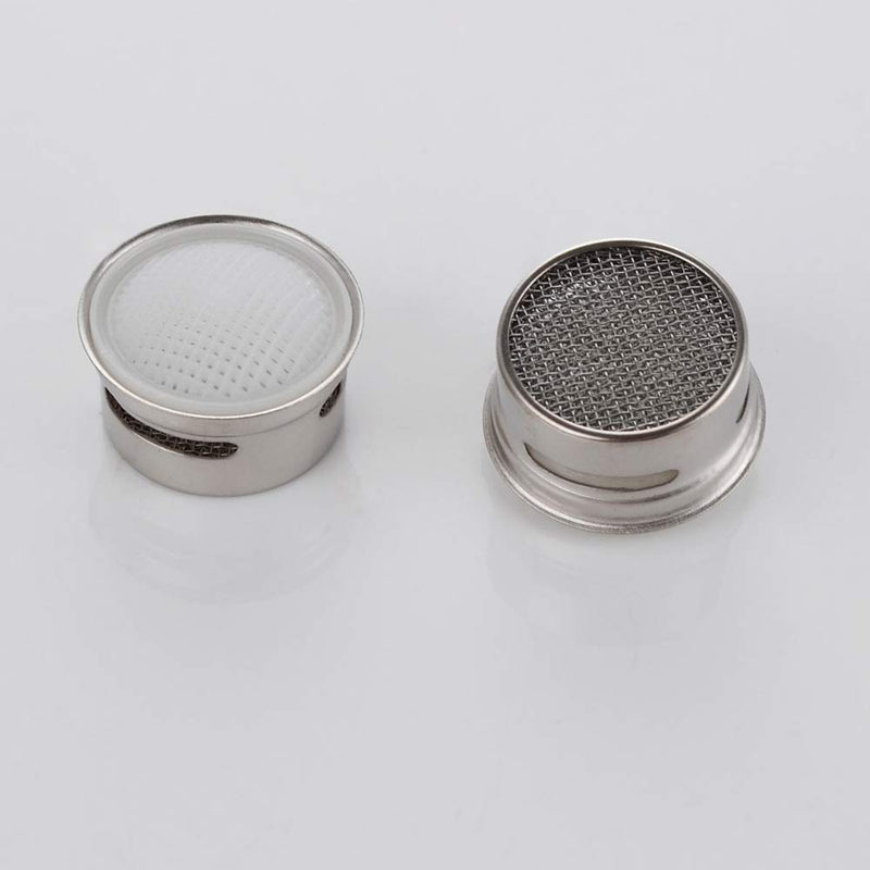 Kitchen Faucet Aerator,22mm /0.87 Inch Female Threaded Brass Housing Aerator with Plumber's Tape, Polished Chrome, 4 Pack - NewNest Australia