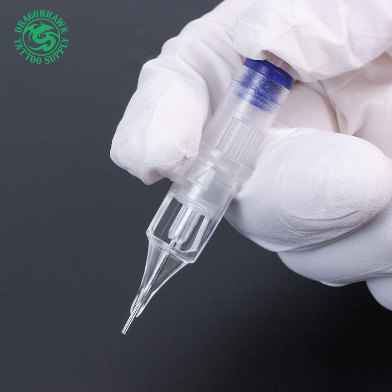 Dragonhawk Extreme Tattoo 20Pcs Cartridges Disposable Needles Standard 1201 Round Liner (1RL) 1RL - NewNest Australia