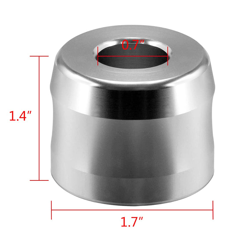 Linkidea Safety Razor Stand Opening Diameter 18.5mm Aluminum Alloy Men's Bathroom Shaving Stand Silver 2pcs Silver - NewNest Australia