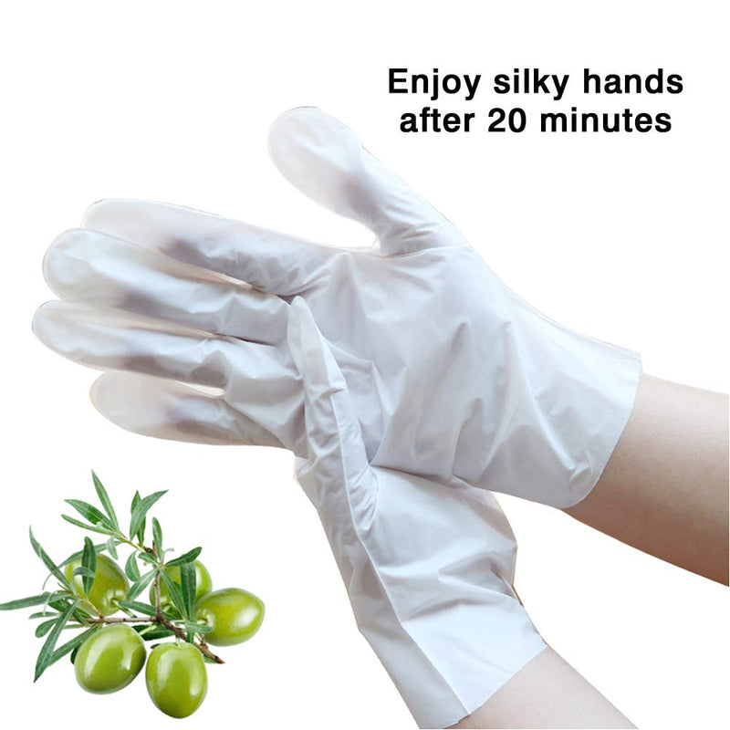 [MOND'SUB] 5 Pairs Mineral Olive Oil Moisturizing Hand Masks | Moisturizer Hands Mask for Women & Men | Premium Hydrating Gloves for Dry Hands & Damaged Skins With Rich Vitamin E and A - NewNest Australia