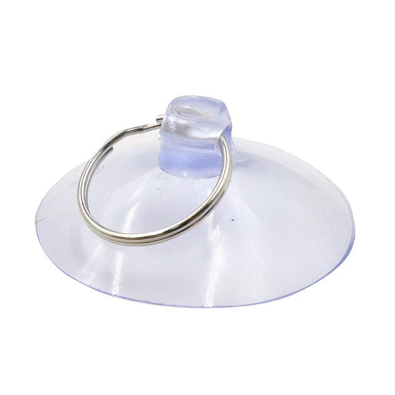 NewNest Australia - Treely 10Pcs Suction Cup with Rings, 50mm Clear Suction Cup Sucker for Window Wall Hook Hanger 