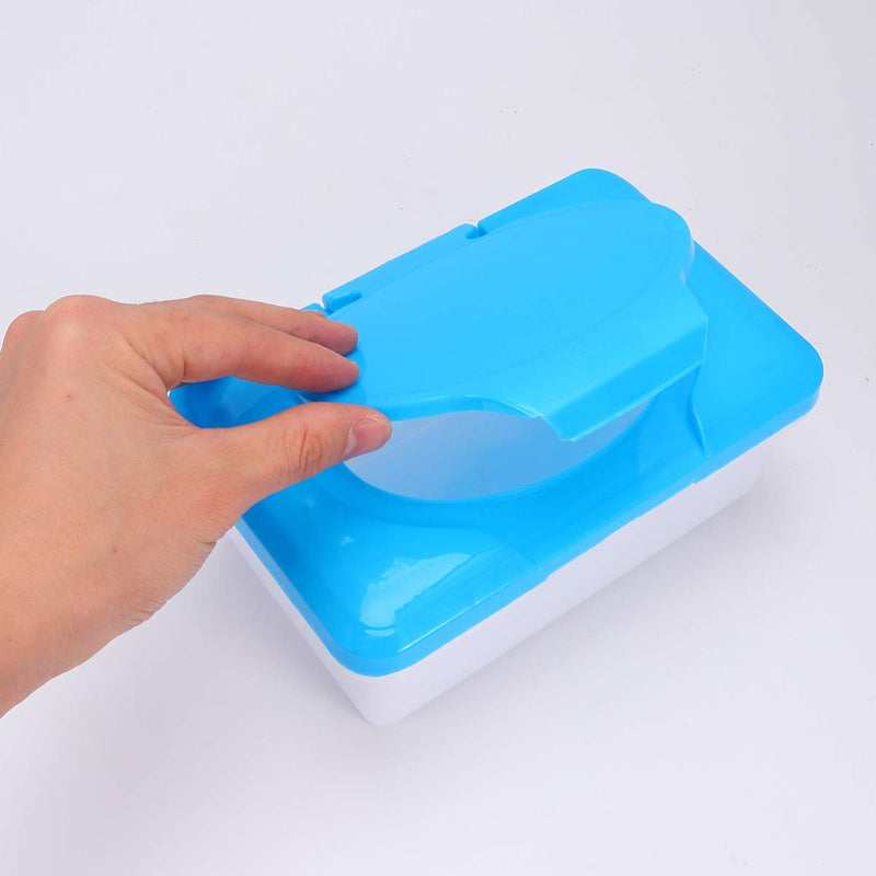 EXCEART Wipes Dispenser Box Diaper Wipes Dispenser Baby Wipes Case Baby Wipe Holder Rectangular Paper Towel Container Dustproof Storage Organizer 2pcs - NewNest Australia