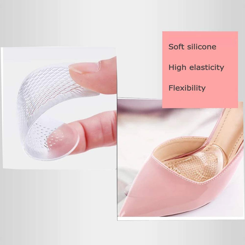 Gel Insoles for Women (4 Pieces), Rapid Pain Relief Ball of Foot Cushions Forefoot Shoe Cushions Party Shoes High Heel Gel Pads, Rapid Pain Relief 2 Pairs - NewNest Australia