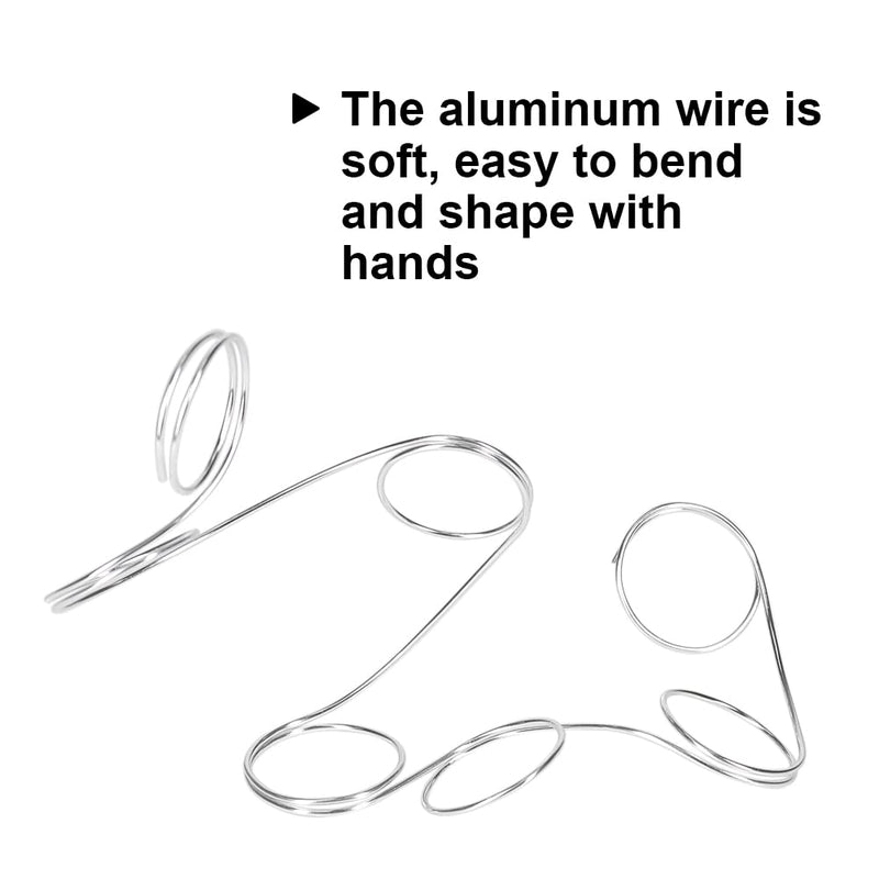 Tenn Well 18 Gauge Aluminum Wire, 165 Feet 1mm Bendable Anodized Metal Wire for Jewelry Making, Beading, Bonsai Training, Sculpting and Crafting - NewNest Australia