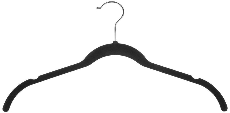 NewNest Australia - SUNTRADE Velvet Shirt Dress Clothes Hangers,360° Swivel Hook Non Slip Clothes Hangers for Tops, Dress Shirts, Blouses, Strappy Dresses (5) 5 
