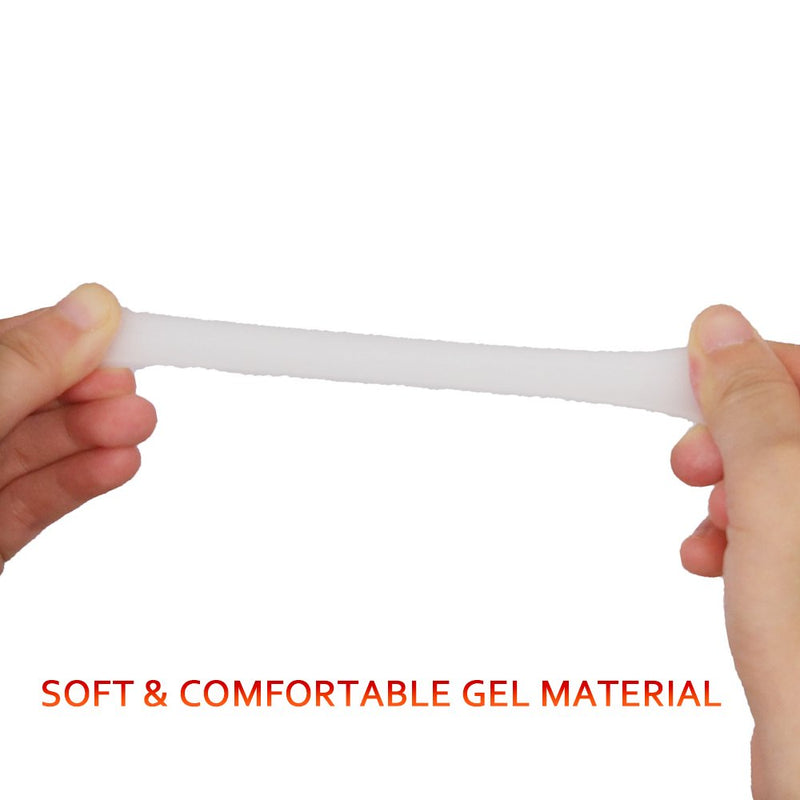 Gel Finger Cots, Finger Protector Support(14 PCS) New Material Finger Sleeves Great for Trigger Finger, Hand Eczema, Finger Cracking, Finger Arthritis and More. (Small Size) (White, Small) - NewNest Australia