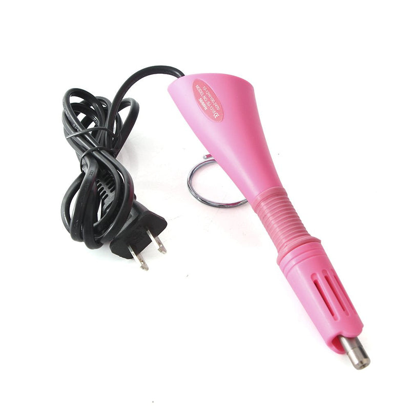 Hotfix Rhinestone applicator 7 in 1 Professional Iron-on Hot Fix Wand Crystal Gem Rhinestone Heat-fix Tool (Pink) Pink - NewNest Australia