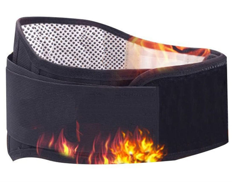 Back warmer self-heating kidney warmer magnetic field therapy waist warmer back waist support heat therapy magnetic protection heat belt thermal belly warmer heat protection back bandage women men black - NewNest Australia