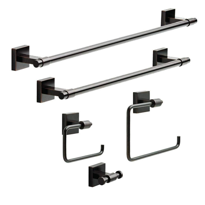 Franklin Brass MAX24-VBR Maxted Towel Bar, Venetian Bronze 24 inch Towel Bar - NewNest Australia