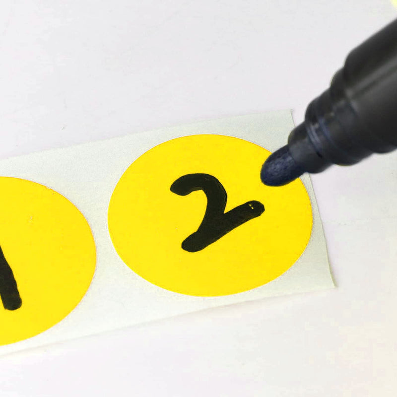 SHYGO® 1“ Yellow Circle Dot Stickers Color Coding Labels, 1000PCS 2 Rolls - NewNest Australia