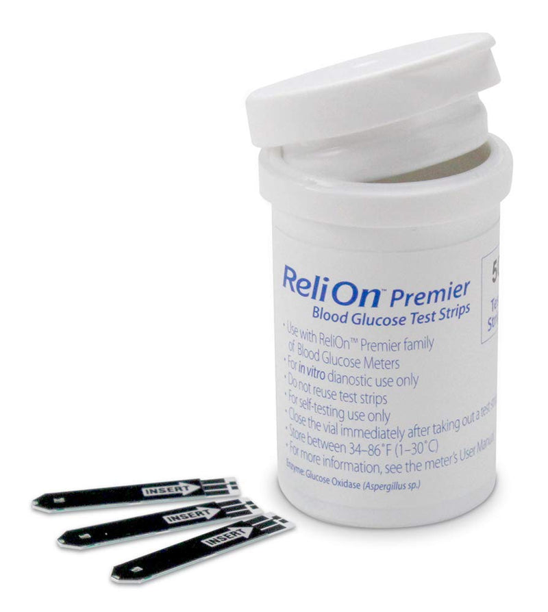 ReliOn Premier Blood Glucose Test Strips, 100 Ct (2 pk) - NewNest Australia